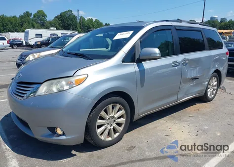 2014 Toyota Sienna Limited 7 Passenger from USA, damaged, VIN 5TDDK3DC2ES093805